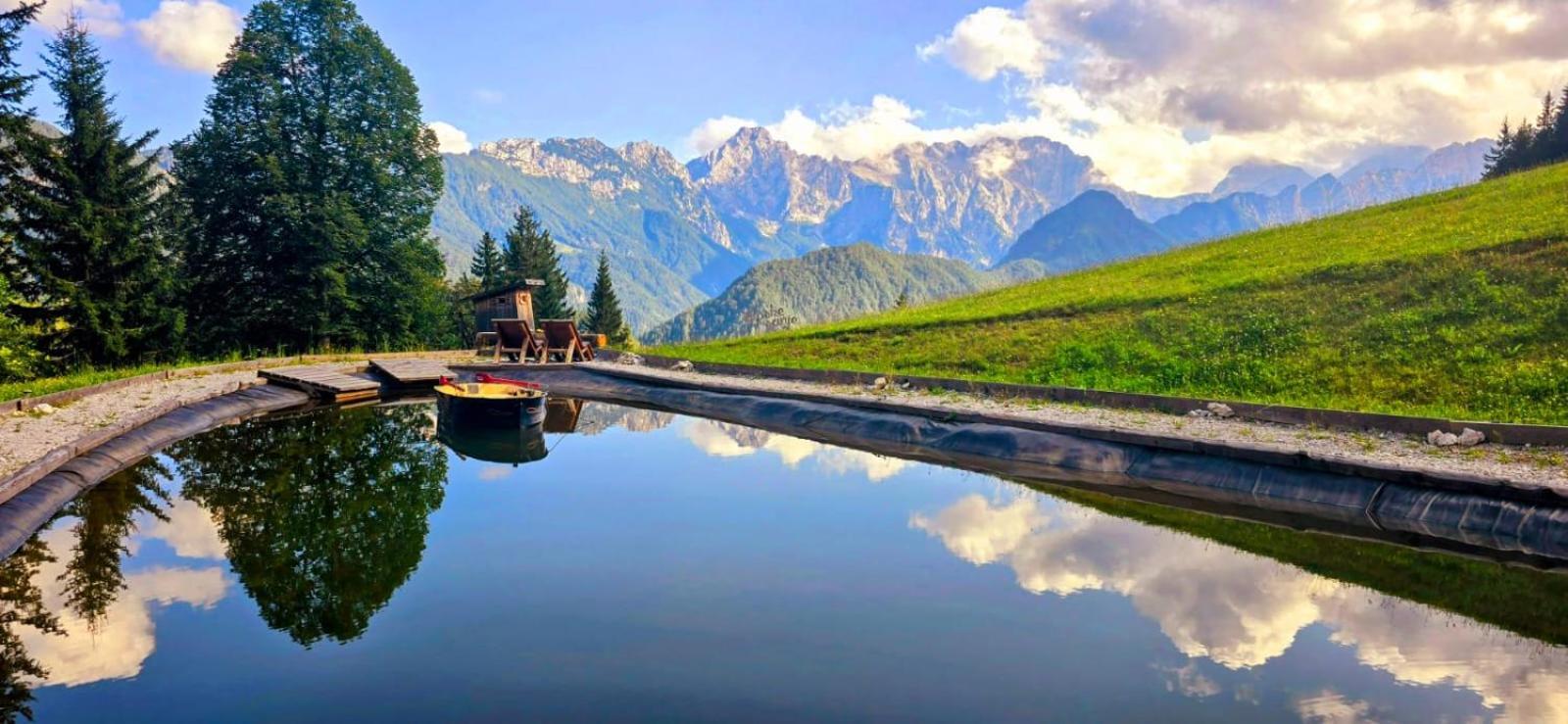 Holiday Chalet "Alpine Dreams" With Private Wellness Solčava المظهر الخارجي الصورة